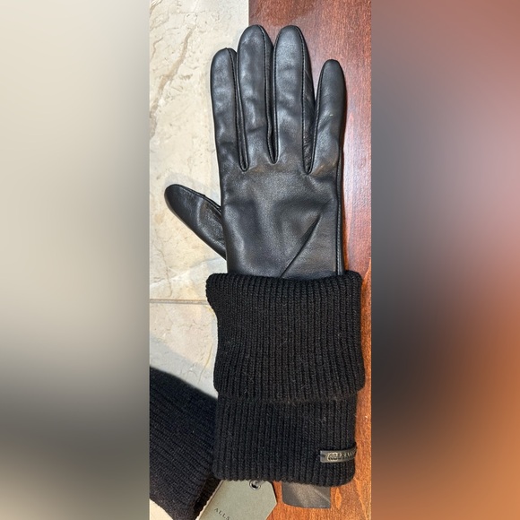 ALLSAINTS! Knit Cuff Gloves/Sheep leather/Size-S - Picture 3 of 9
